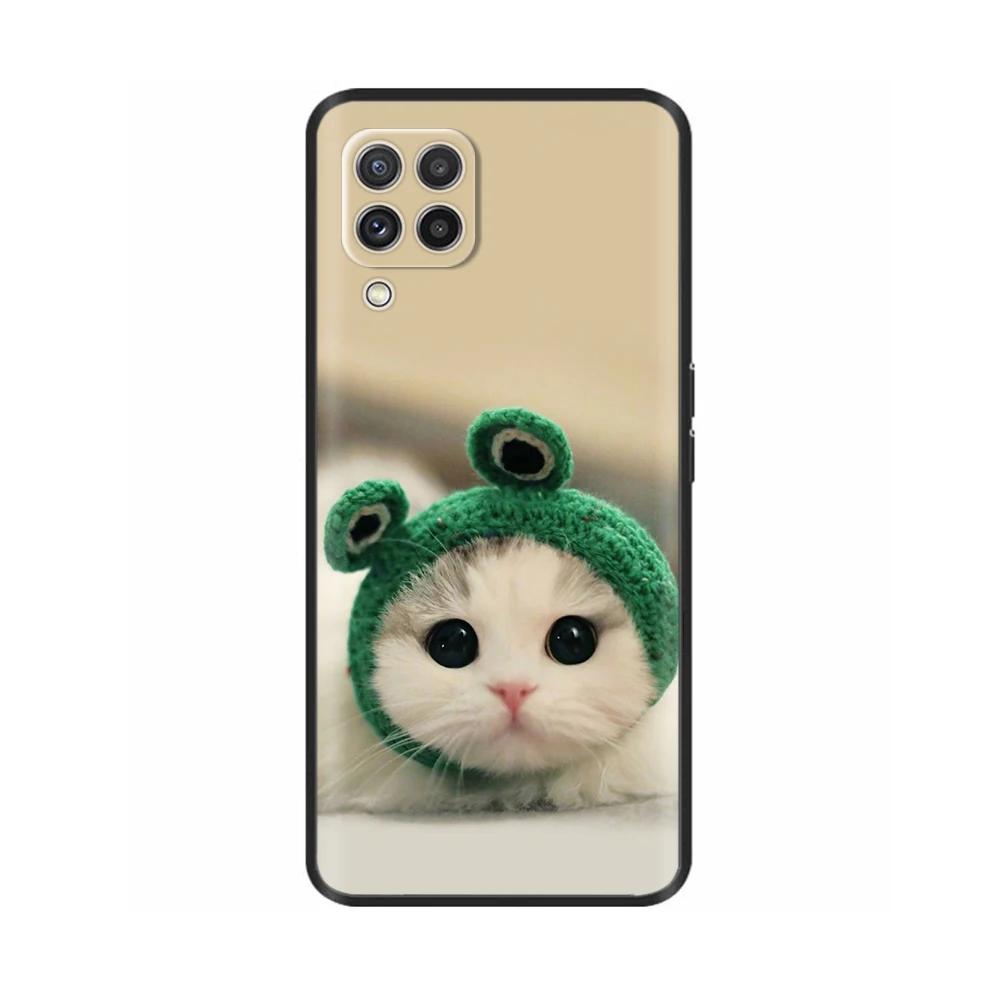For Samsung Galaxy A22 Case A225F Cute Soft Smooth Liquid Silicone Protection Phone Cover For Samsung Galaxy A22 5G Case A22S
