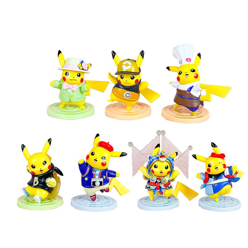 Pvc Series Pikachu Action Figure Model Toy Doll Decoration Kids Gifts