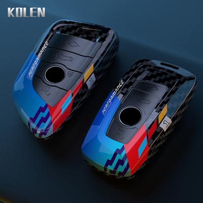 ABS Carbon Fiber Car Key Case Cover Shell for BMW 1 3 5 7 Series X1 X3 X4 X5 X6 G20 G30 F15 F16 G01 G02 G05 F10 F20 F30 G07 F34