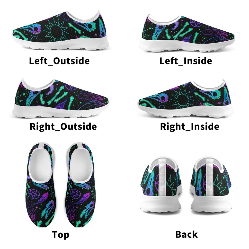 Unisex Breathable Sneakers EU 36-48, Non Slip Mesh Running Shoes, Lightweight Sport Walking Shoes for Men Women