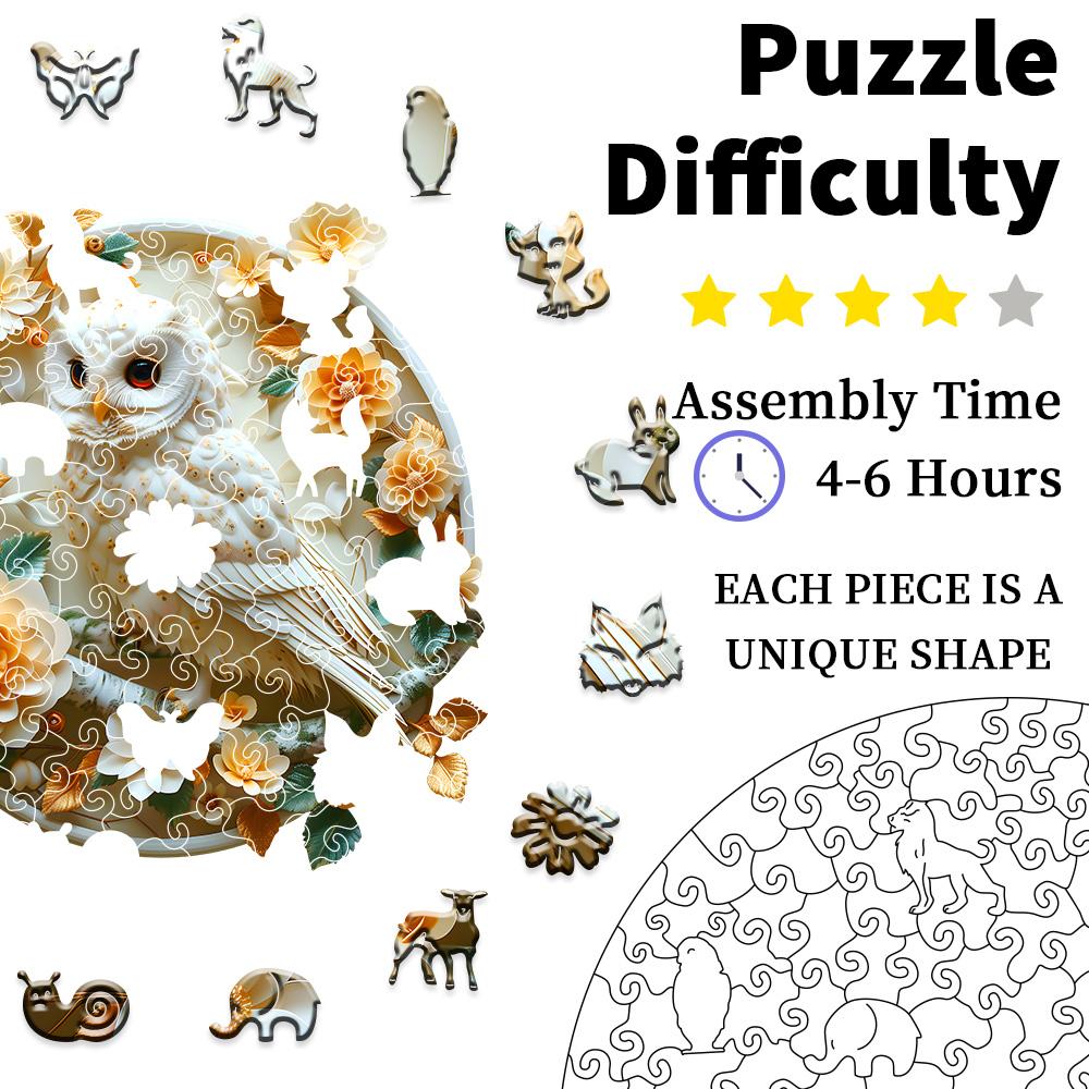 Parrot Puzzle - Various Shape Animal Puzzles - Difficult Puzzle Toys - Birthday Gifts for Adults and Children - Intellectual
