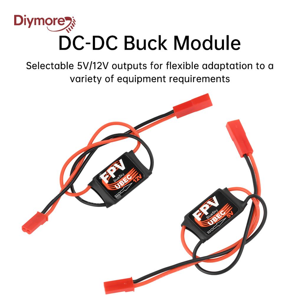 3A 2-6S 5V 12V DC-DC Buck Module Mini BEC for RC FPV Aircraft Accessories Mapper Specialized Buck Module for RC FPV Airplane