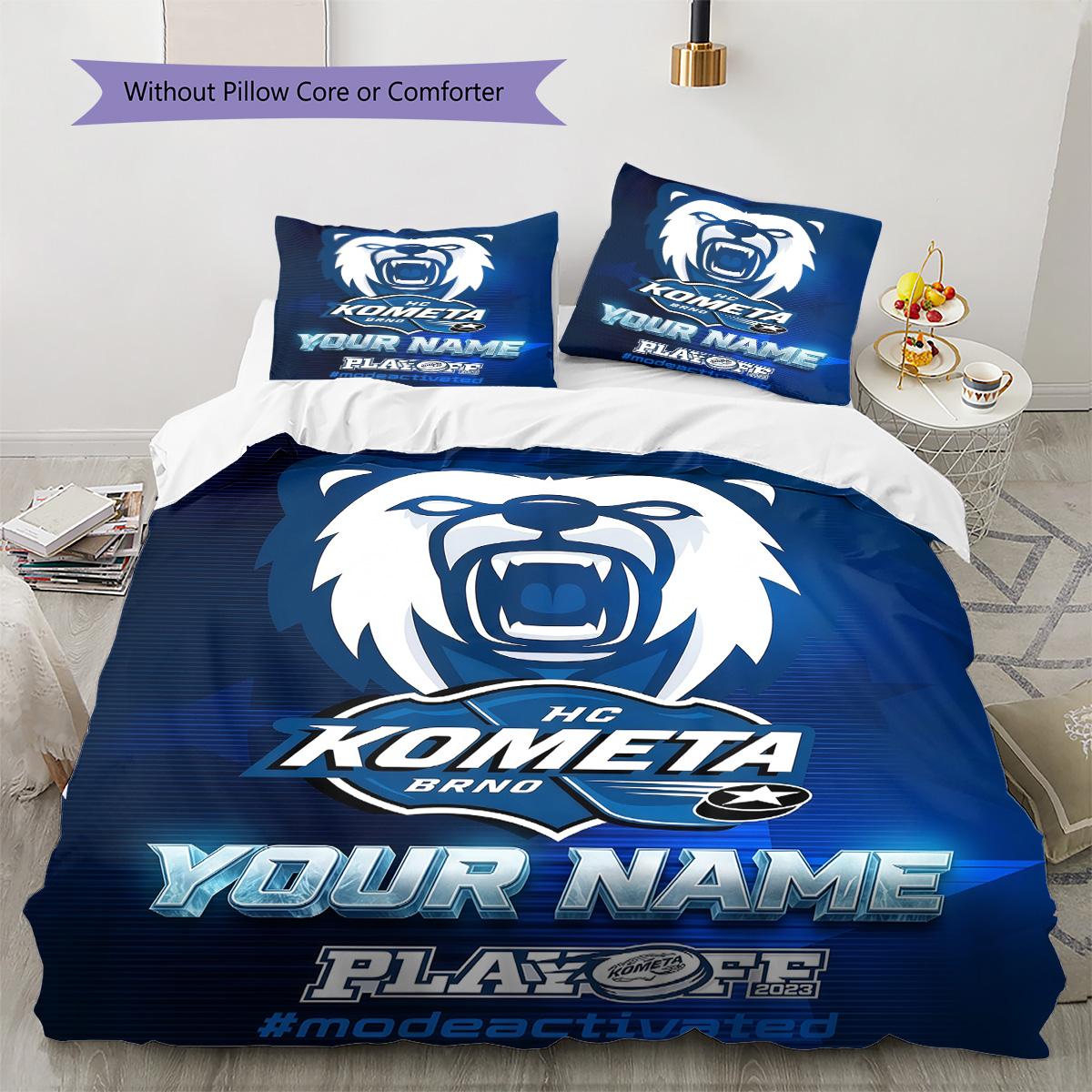 Custom Name HC Kometa Brno Bedding