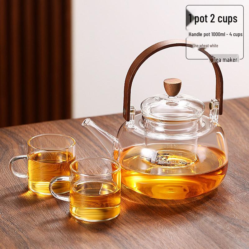 ZISIZ Glass Stovetop Tea Kettle