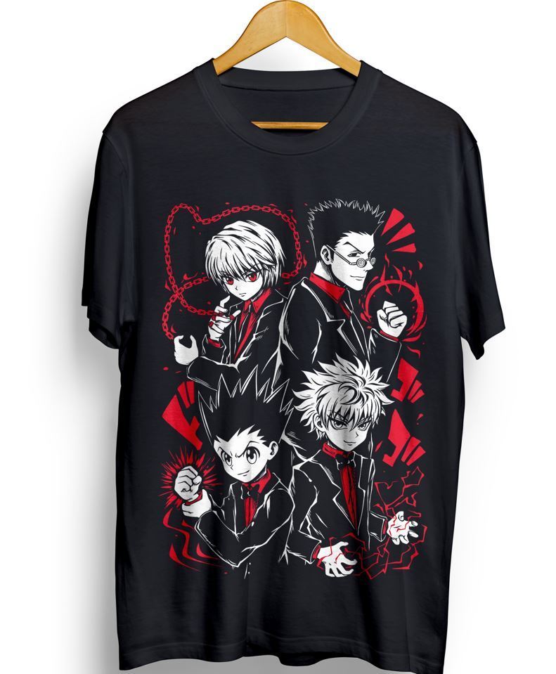 Hunter X Hunter T-Shirt Gon Killua Anime Manga Unisex Tshirt T-Shirt All Size