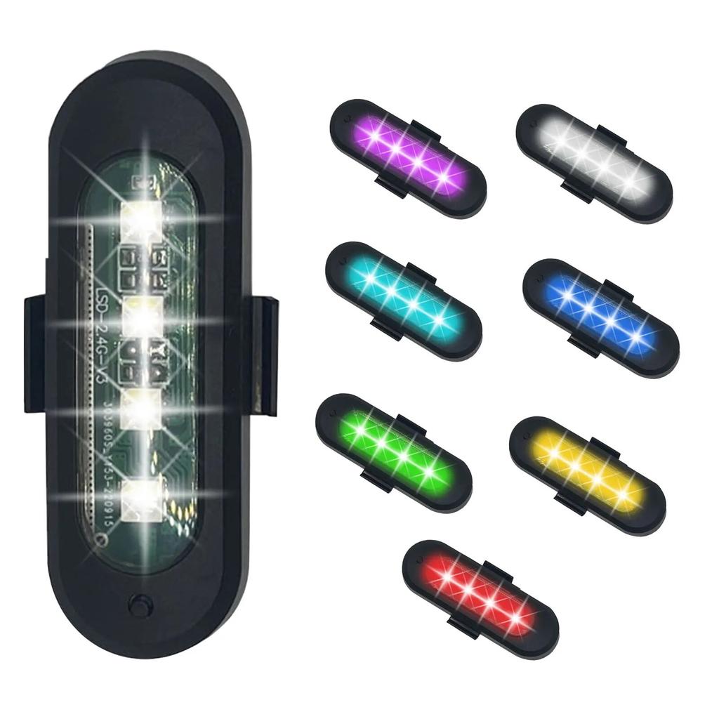 Universal Aircraft Strobe Lights Anti-collision LED Drone Strobe Light Type-C Charging Warning Signal Light 7 Colors Accessories