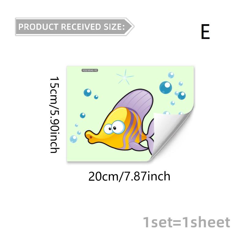 Luminous Cartoon Slogan Wall Decals - Glow In Dark Toilet Stickers For Home Office Kitchen Waterproof Humorous Home Decor