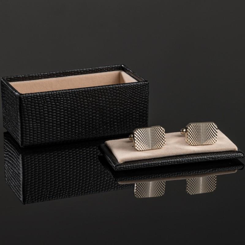 Exquisite Electroplated Gold Batch Flower Metal Cufflinks Men's French Shirt