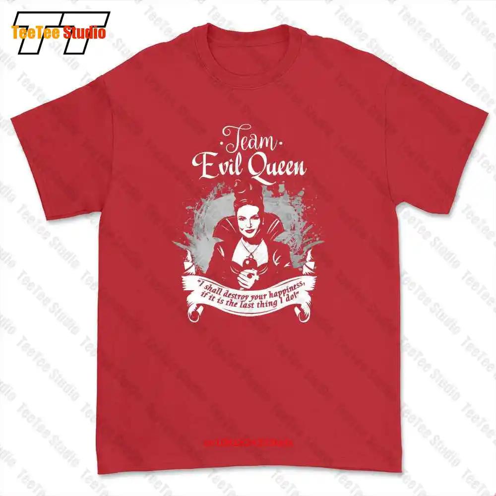 Once Upon A Time Team Evil Queen Black Regina Mills Tshirt Tee U566 S