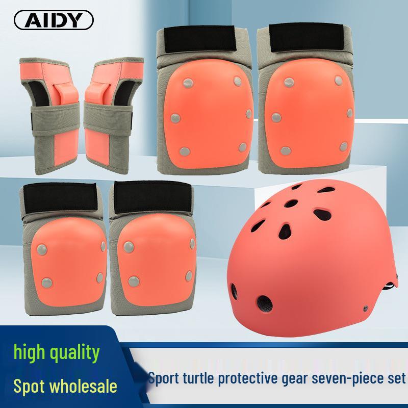 Children and Adult Turtle Style Roller, Ice Skating, Skateboard, and Balance Bike Protective Gear Set