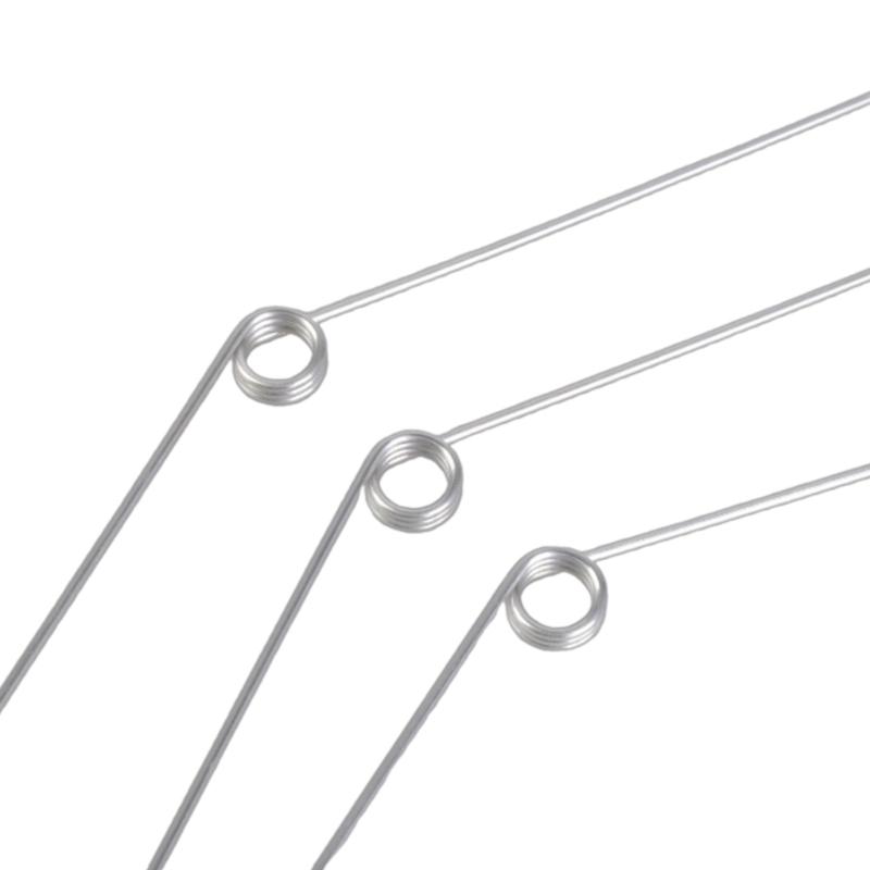 20Pcs Sturdy Stainless Steel Materials Spring Clip Convenient for Efficient Recessed Light and Fan Covers Mounting