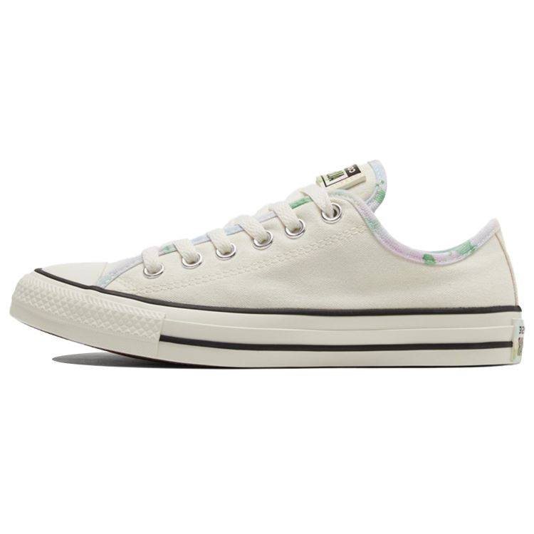 Converse Chuck Taylor All Star Comfortable Daily Low Top Canvas Shoes Women sneaker Beige Multicolor 570905C