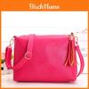 Colorful Pu Leather Women's Cross Body Bag With Tassels Small Size For Everyday Use