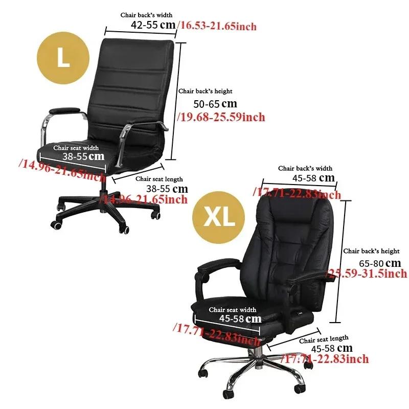 Office Computer Chair Covers Armchair Protector Black High Quality Housse De Chaise Includ Armrest Jacquard Gamer Chair Covers