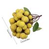Artificial Friut Realistic Plastic Fruit Bunch of Simulation Fruit for Kitchen, Photography Props, 6 Kind of Fruit