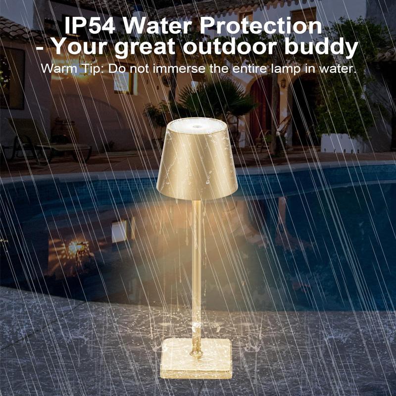 LED Desk Lamp Usb Rechargeable Table Lamp Bar Restaurant Ambiance Wireless Touch Lamps Waterproof Led Lights Bedroom Decor Light