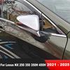 Car Accessories For Lexus NX 250 350 350H 450H - 2024 2025 Carbon Fiber Rearview Mirror Cover Trim Side Wing Mirrors Cap