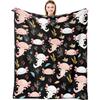 Axolotl Blanket Ultra Soft Flannel Throw Blanket Gifts for Axolotl Lovers Blankets for Girls Boys Kids Women Adults Stuff