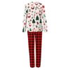 Christmas Prints Family Matching Long Sleeve Tops+Pants Set Family Matching Sets