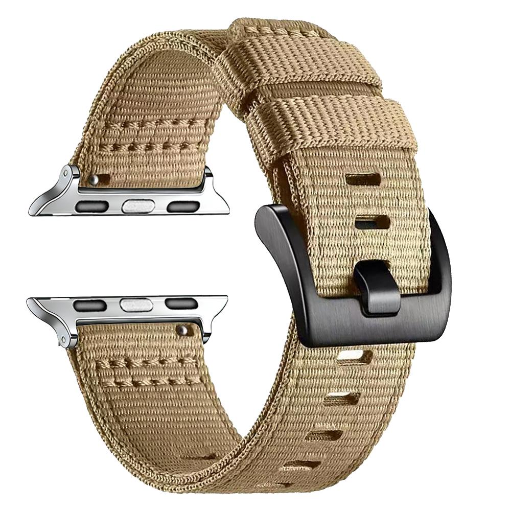 Pour bracelets Apple Watch 45mm 46mm Ultra2 3 49mm 42mm iwatch Band S11 46mm Bracelet en toile de nylon Sangle Série 11 10 9 8 7 6 11 SE