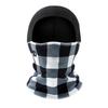 Pawinpaw Winter Ski Neck Face Balaclava for Cold Protection Helmet Inner for Boys and and Commuting 3 8 Black and White Checkered Kids' Balaclava,