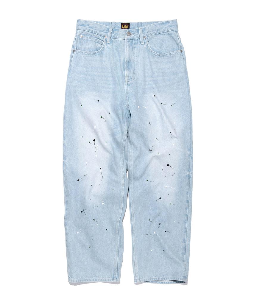 LEE Men Relaxed Fit Painting Denim Pants Indigo Light