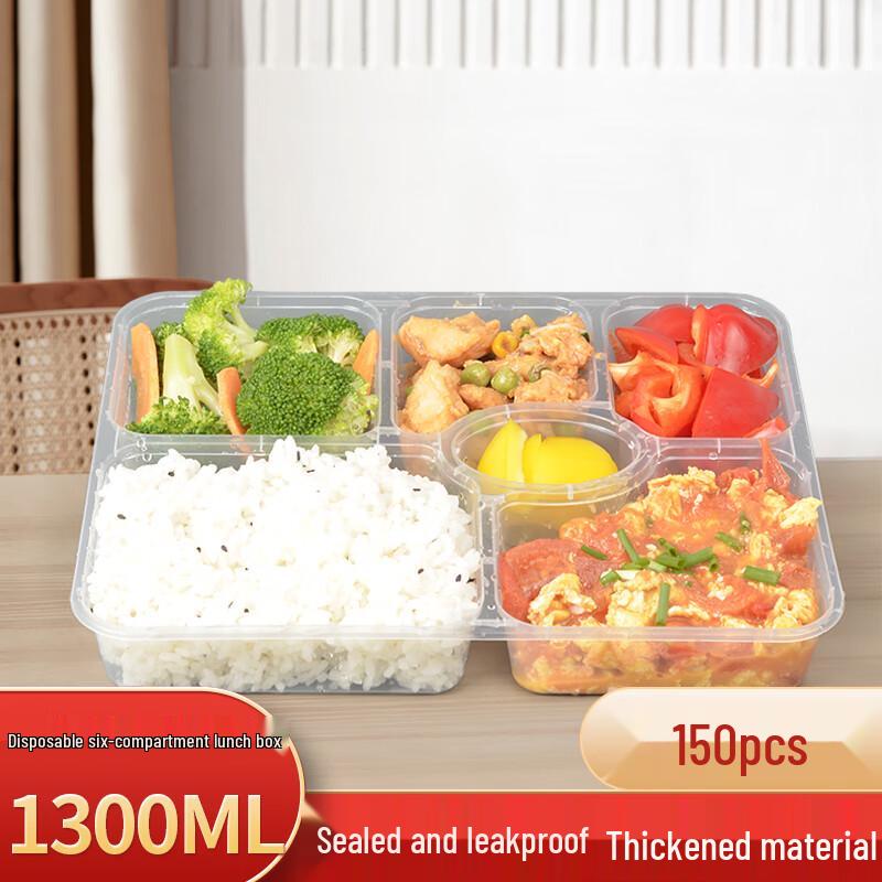 Simple Love Life Disposable Multi-Compartment Meal Prep Containers