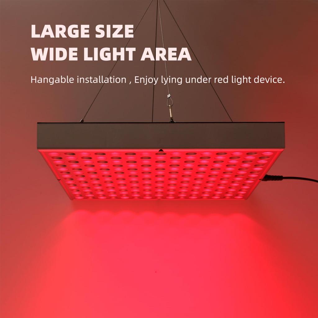 Pannello LED Rosso e Infrarosso da 45W – Combo 660nm + 850nm per Cura della Pelle e Sollievo dal Dolore Muscolare