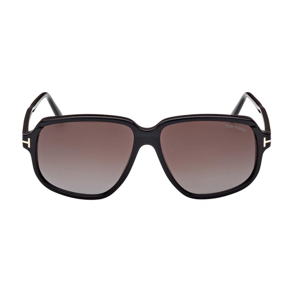 

Tom Ford ANTON M FT1024 01B Квадратные солнцезащитные очки мульти