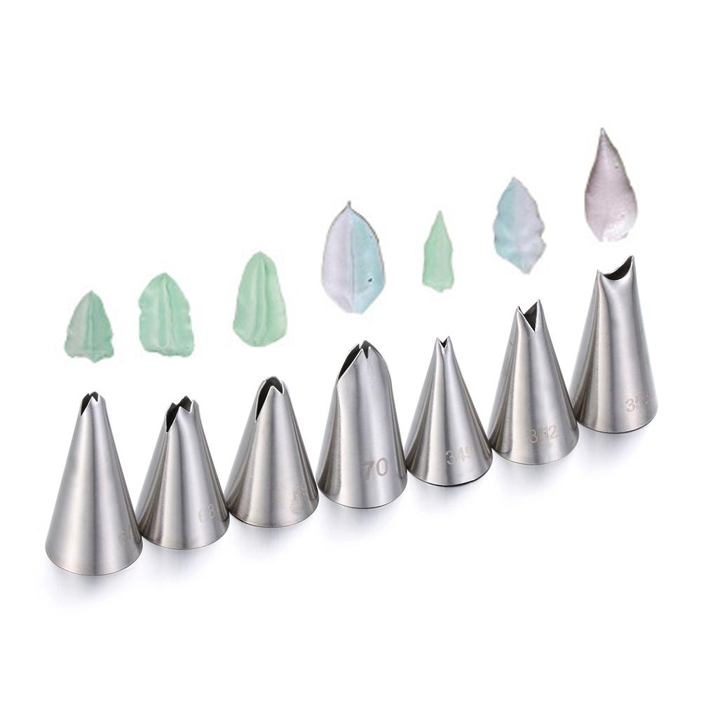 Cupcake Stainless Steel Pastry Tips Icing Piping Nozzles Baking Mold Flower Nozzle Ice Cream Tool