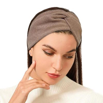 Kaşmir Çapraz Geniş Bantlar Kış Kulak Isıtıcı Yumuşak Elastik Headwrap Türban Kadınlar için Katı Bandana Eşarp saç aksesuarları