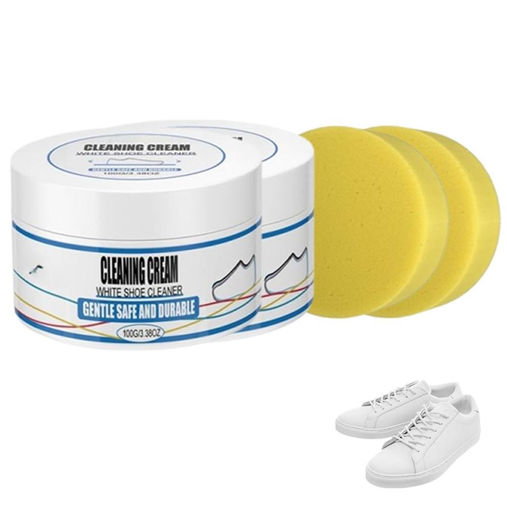 Shoe Whitening Cleaning Balm Deeply Cleanses Dirt Removes Yellowing Prevents Shoe Upper Cracking Suitable For All Kinds Of Shoes