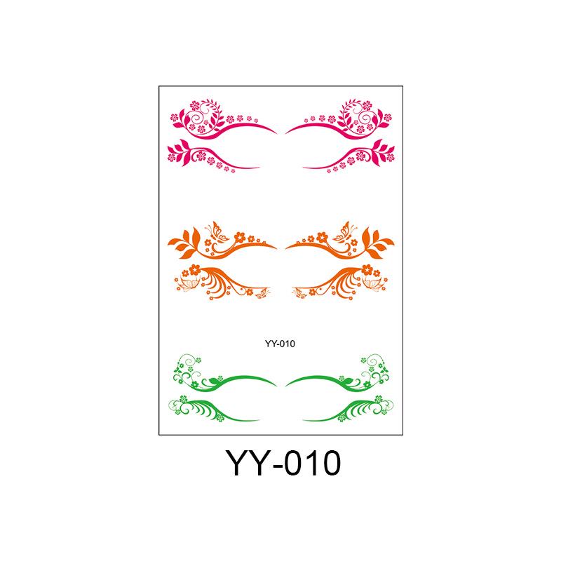 New Trendy Disposable Eyelash & Eyeshadow Tattoo Stickers