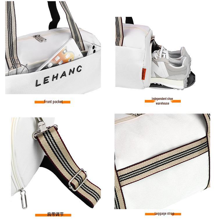 Herbst Einseitige Reisetasche mit Trocken-/Nass-Trennung – Stilvolle Umhängetasche für Fitness- und Mutterschaftsbedürfnisse