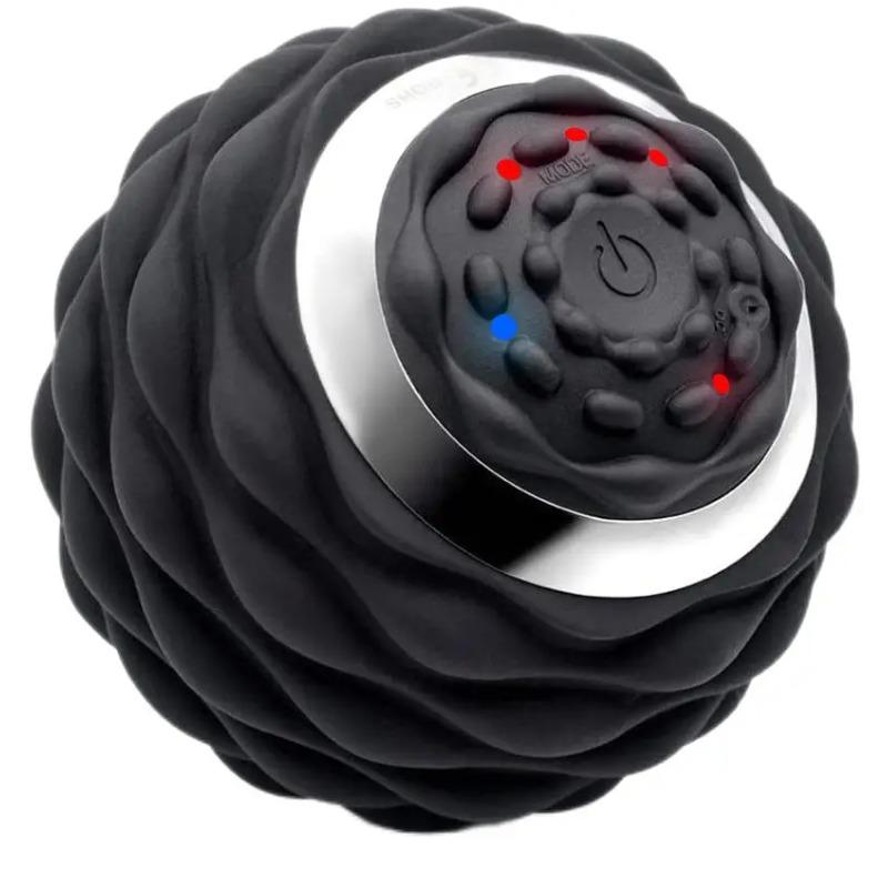 Yoga-Faszienball, Plantar-Massageball zur Tiefenentspannung der Muskeln, elektrisch vibrierender Erdnussball, muskelentspannender Heim-Fitnessraum, tragbar
