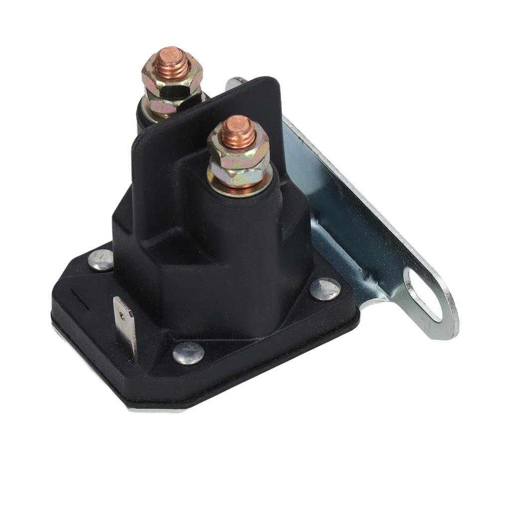 Lawn Mower Relay ABS Shell Brass Coil Starter Solenoid Relay for Vehicle Home Appliances 12V 4.8W