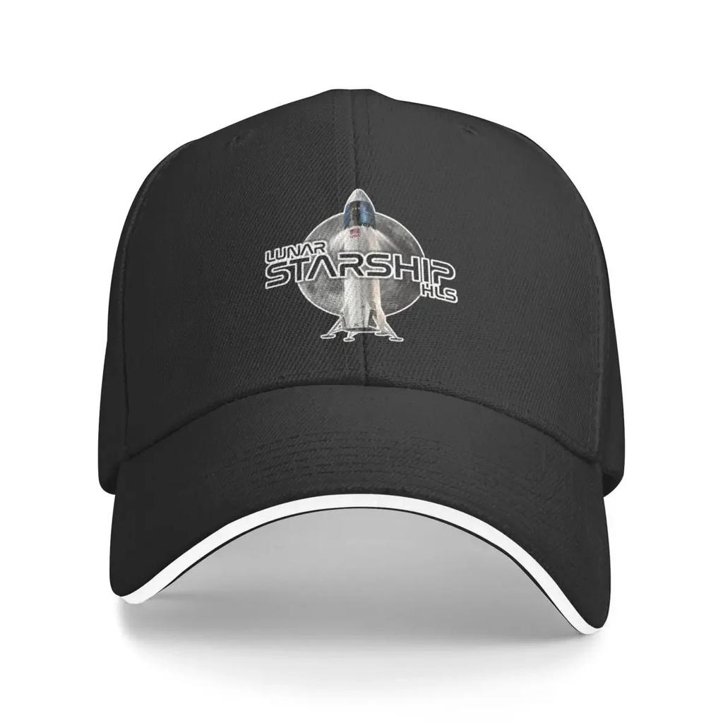 New SpaceX Lunar Starship HLS Baseball Caps Casquette Unisex Hats