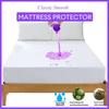  Protector de Colchón Suave Sábana Bajera Funda de Colchón Impermeable Anti Ácaros y Lavable Protector de Cama
