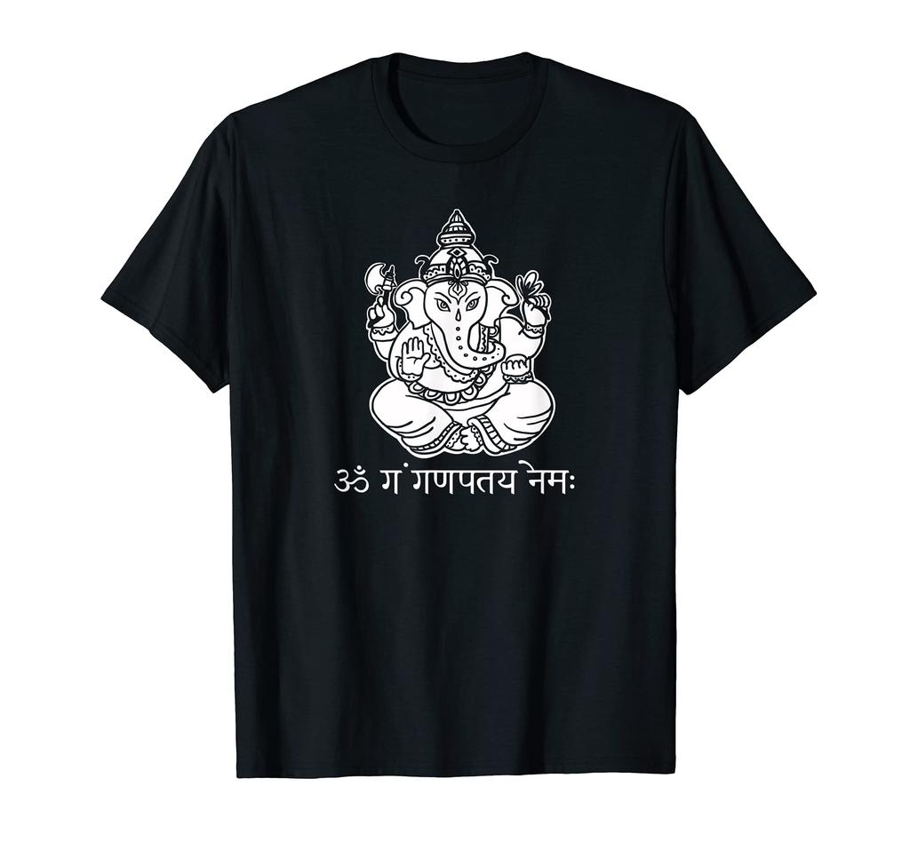 Ganesha T-Shirt Sanskrit Ganesha Mantra T-Shirt