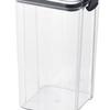 1300ml Airtight Food Container Square Clear Sealed Jar Dry Food Storage Container  Kitchen