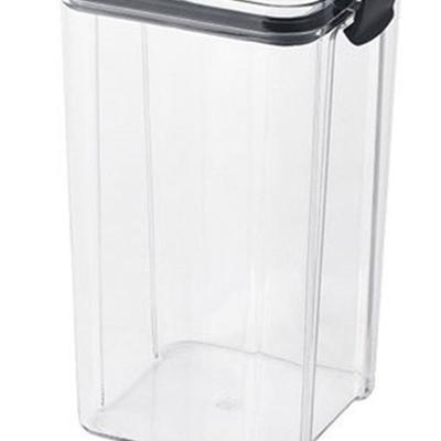 Čtvercová vzduchotěsná nádoba na potraviny 1300 ml Nádoba na cereálie Skladování cereálií Průhledná uzavřená nádoba Kuchyně