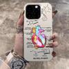 Heart construction for Apple 15 color silver iPhone14Pro creative 11promax matte 16 protective case 17