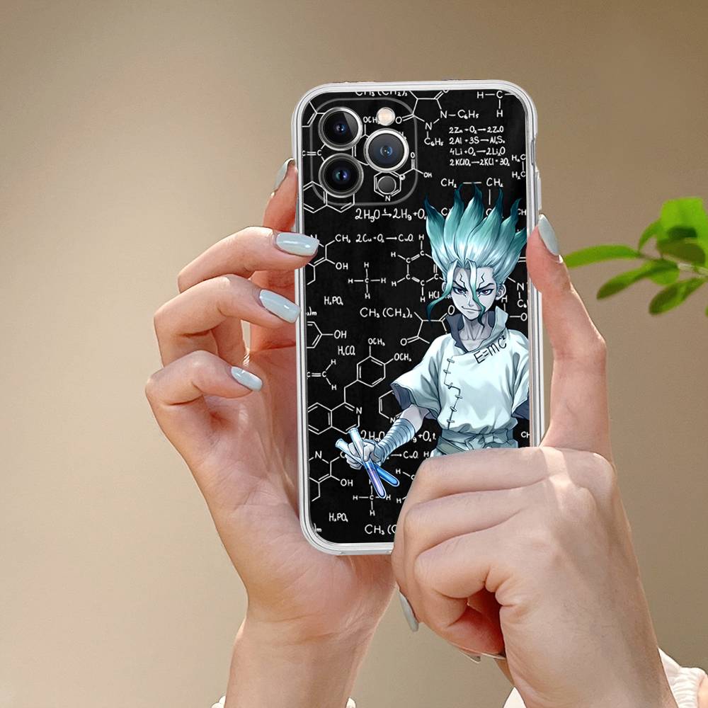 

Dr.STONE Phone Case For iPhone 17 16 15 14 11 12 13 Mini Pro XS Max Plus Funda Shell iPhone 14 pro