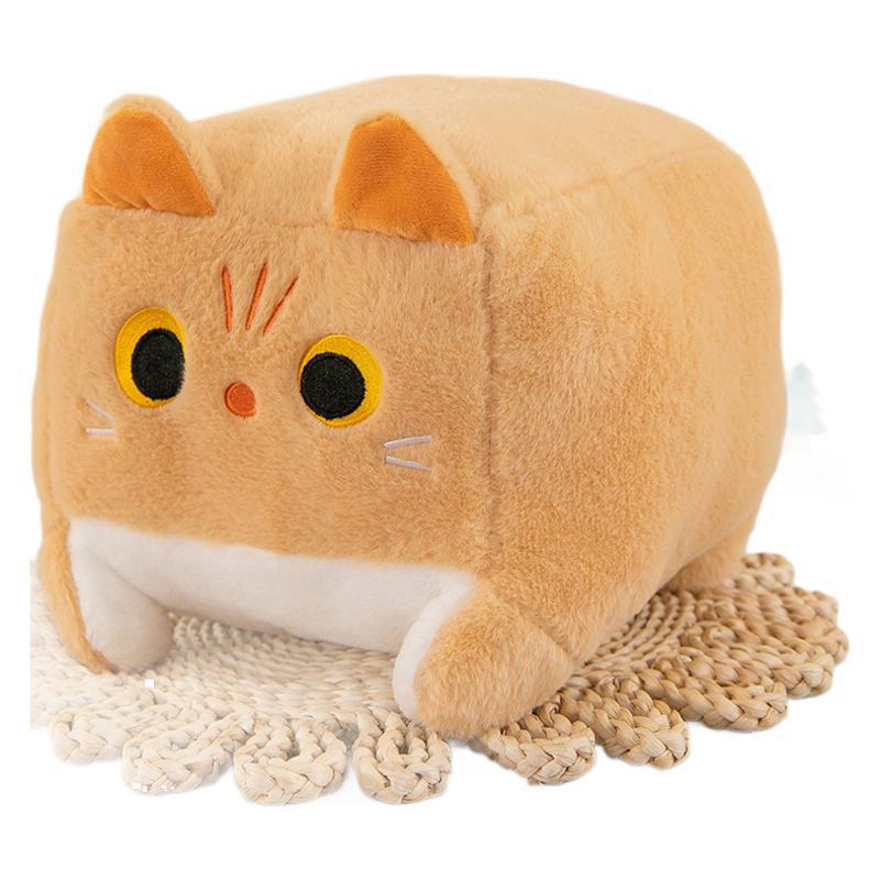 Square Cat Throw Pillow Cushion Cute Cat Doll Floor Seat Pier Tatami Butt Cushion Throwing Doll