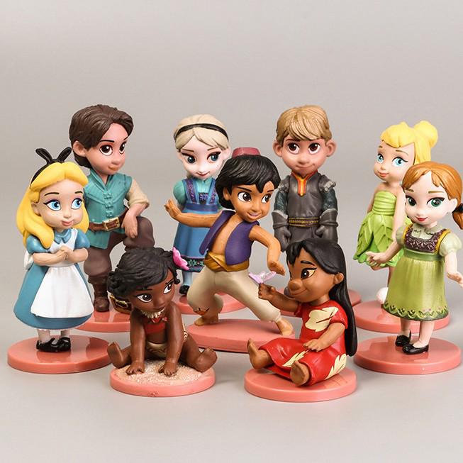 

Dreamy Fairy Tale Princess Figurines: 11 Styles of Hand-Painted Flower Fairies and Genie Cake Decorations