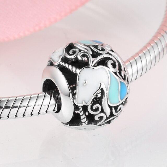 Nouveau cadeau de bricolage élégant perles en argent sterling 925 croix de foi arbre de vie animal de compagnie chat chien ajustement breloques bracelet femmes fabrication de bijoux