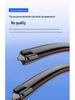 Six-layer Frameless Rubber Strip Windshield Wipers - Original Car Wipers, Ideal for Cross-Border Shipping.