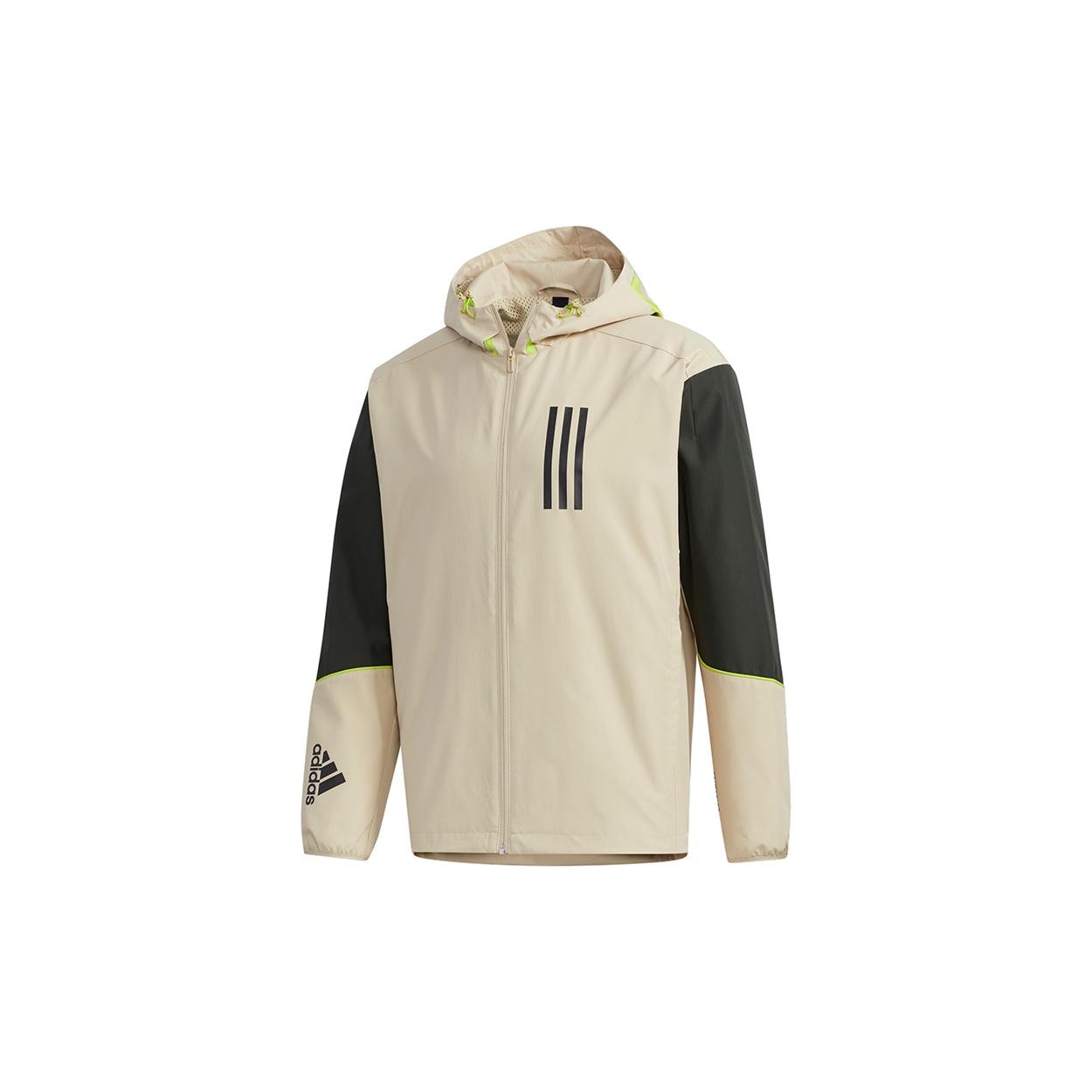 adidas W.N.D. Sports Stylish Jacket Khaki Men s GF4014 XL