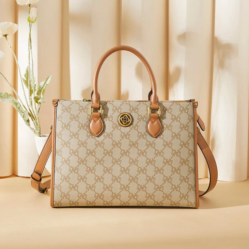 Pierre Cardin Women's Classic Monogram Satchel Bag