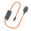 DTAP To USB C Braided Power Cable 65W PD Fast Charge for V Mount Battery Camera Phone